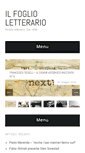 Mobile Screenshot of ilfoglioletterario.it